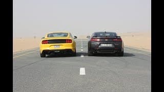 Drag Race: Ford Mustang 2018 vs Chevrolet Camaro 2018 Drag Race: Ford Mustang 2018 vs Chevrolet Camaro 2018