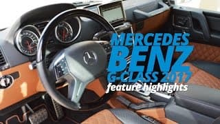 Mercedes Benz G-Class 2017 Feature Highlights | YallaMotor.com Mercedes Benz G-Class 2017 Feature Highlights | YallaMotor.com