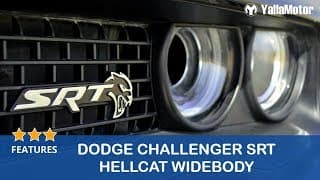 Dodge Challenger SRT Hellcat Widebody Features | YallaMotor