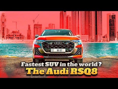 The Fastest SUV in the world? Audi RSQ8 2025