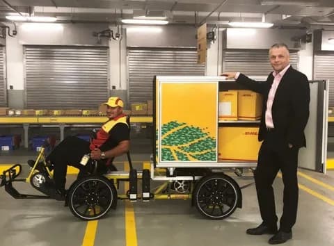 DHL Introduces Volkswagen e-Golf Electric Vehicle in Dubai