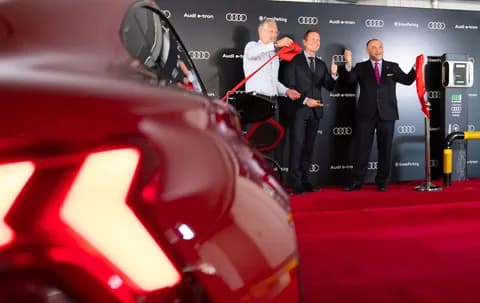 Audi Launches Electric Charging Stations at Dubai Airport Free Zone