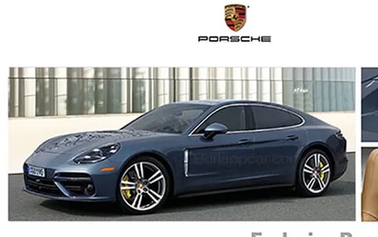 Porsche Panamera 2017 interior leaked