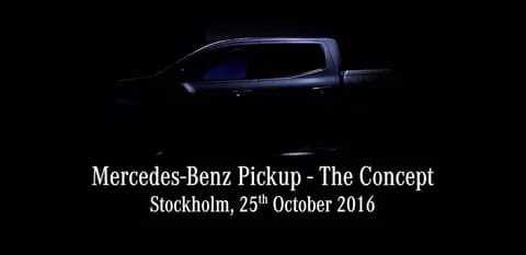 Mercedes Benz Pickup Truck Teaser Video