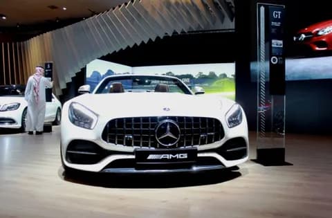 2018 Mercedes-AMG GT C Roadster at the Dubai Motor Show