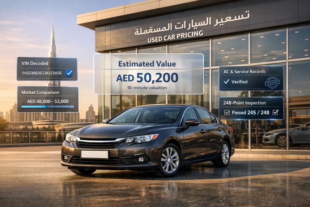 Used Car Pricing UAE: How to Value a Car in 10 Minutes (and negotiate without guessing) 