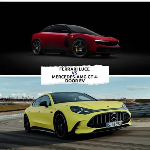 Ferrari Luce vs Mercedes-AMG GT 4-Door EV: The Future of Electric Super-GTs