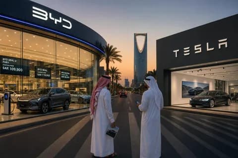 BYD Triples Down on Saudi Arabia: Inside the Showroom Race Against Tesla's Riyadh Launch