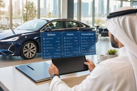 Financing a Car in the GCC 2026: How to Compare Balloon, Islamic and Conventional Loan Offers Properly