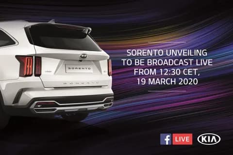 Kia set to reveal all-new Sorento via Facebook Livestream