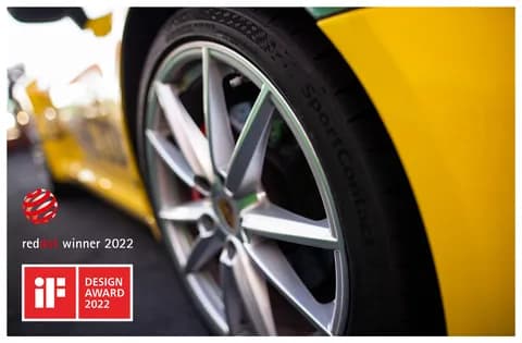 Continental SportContact 7 Tires Wins The Prestigious Design Awards