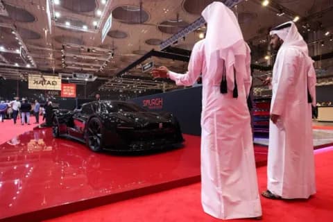 Afghanistan’s Sports car unveiled at the Geneva Motor Show in Qatar