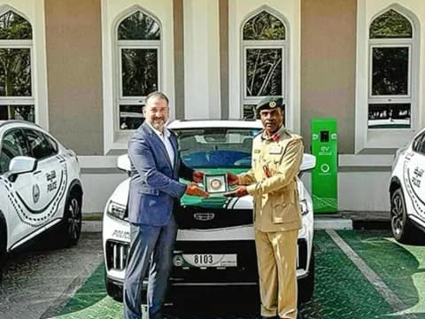 Behold! Geely Tugella Joins the Dubai Police Patrol Cars Fleet