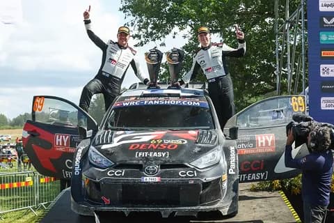 Toyota Gazoo Racing Secures One-Two Finish at Rally Latvia